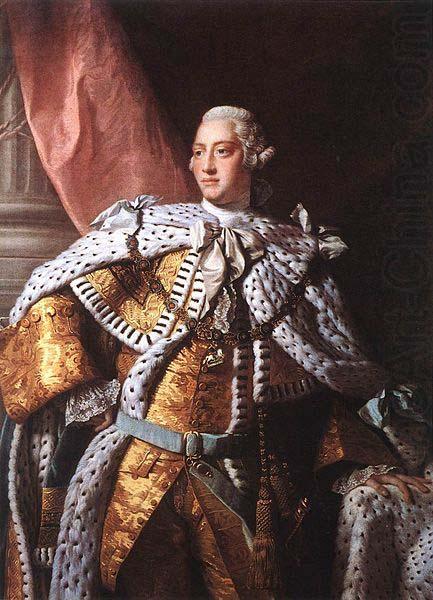 Allan Ramsay Portrait of George III, circa 1762. china oil painting image